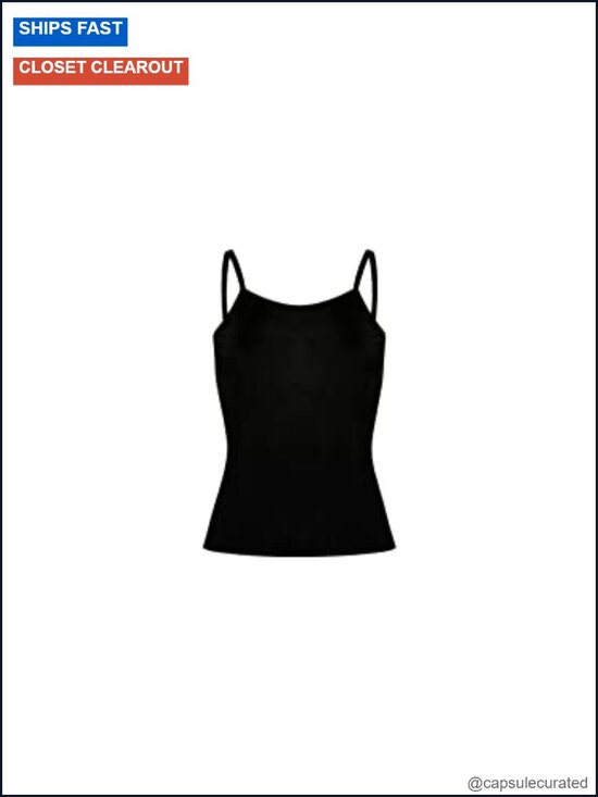 Other - 100% Silk Spaghetti Strap Camisole Tank Top Underwear Vest